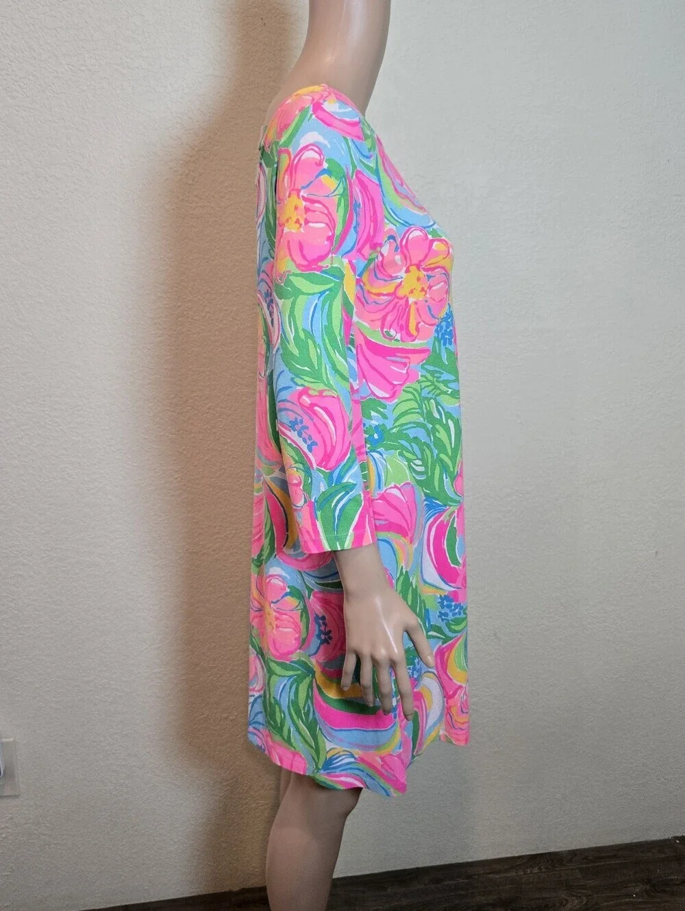 Lilly Pulitzer Ophelia Swing Dress Size Sm Elephant Monkey Lion Green Blue Pink